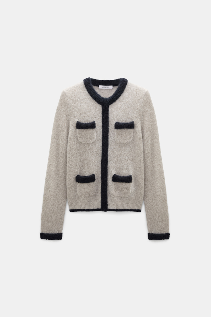 Dorothee Schumacher Cashmere cardigan-look pullover flash light Product Front View
