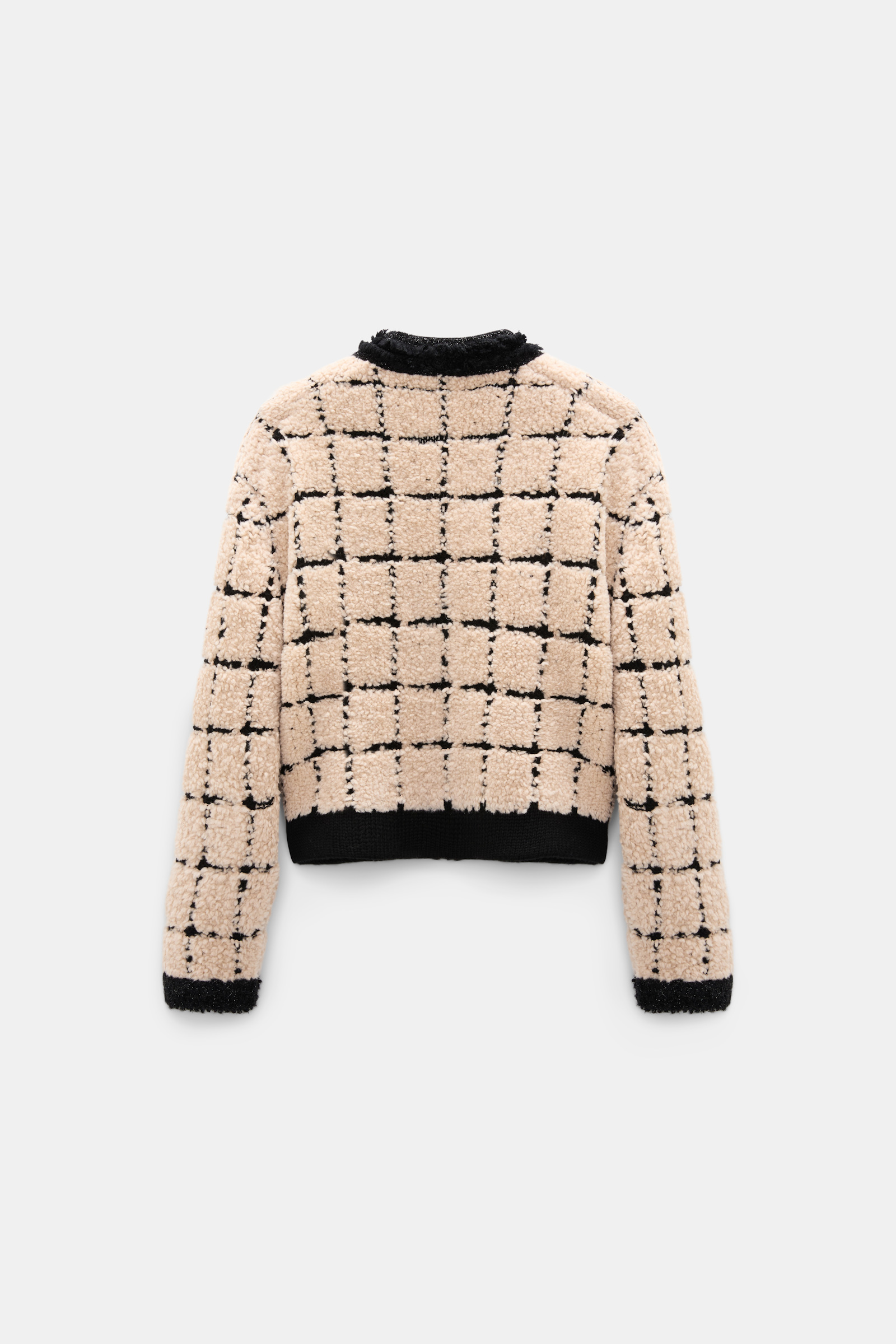 Dorothee Schumacher Karierte Jacquard-Jacke pearl Product Detail View