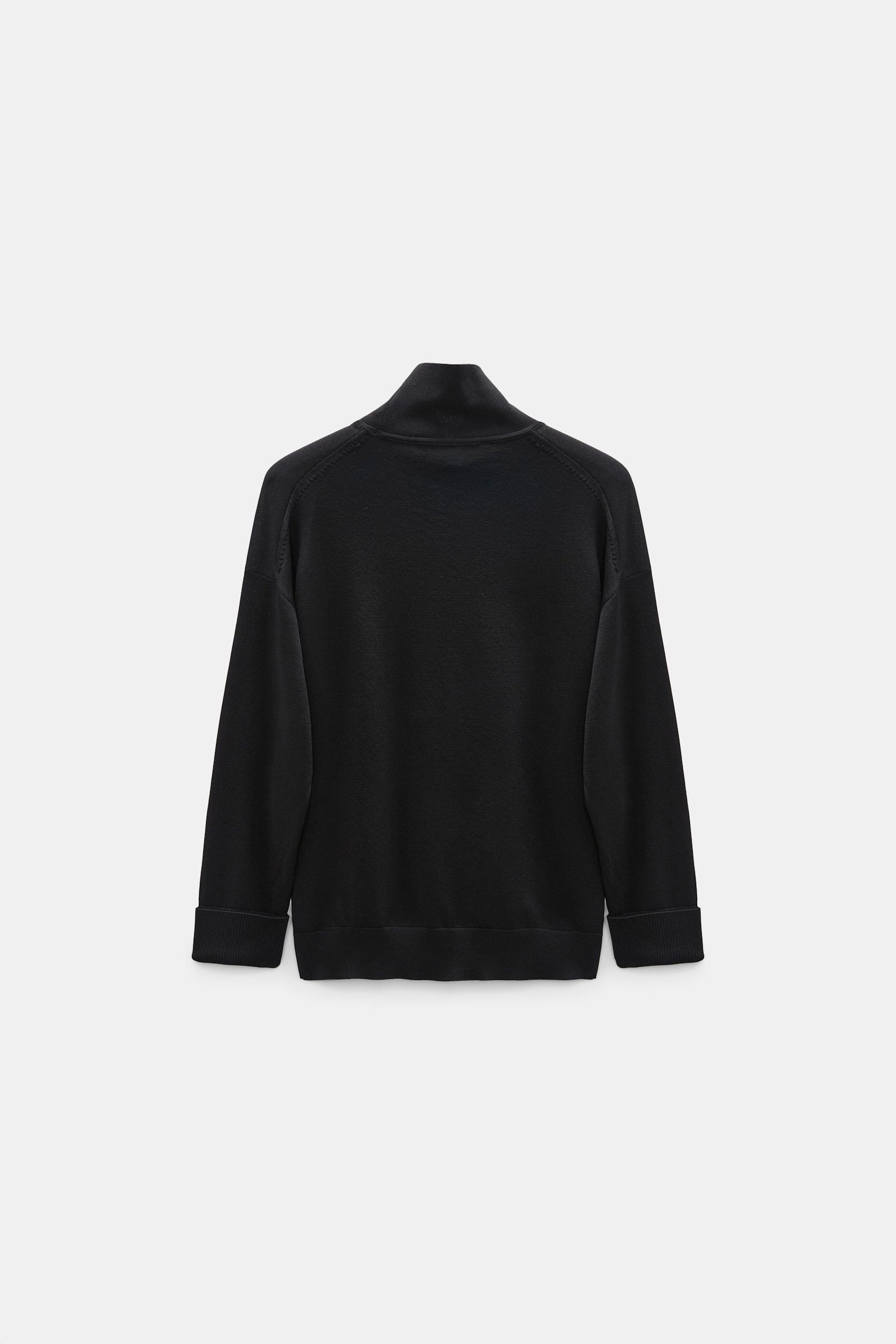 Dorothee Schumacher Glänzender Rollkragenpullover vinyl black Product Detail View