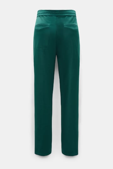 Dorothee Schumacher Track pants with knit side stripes emerald Product Detail View