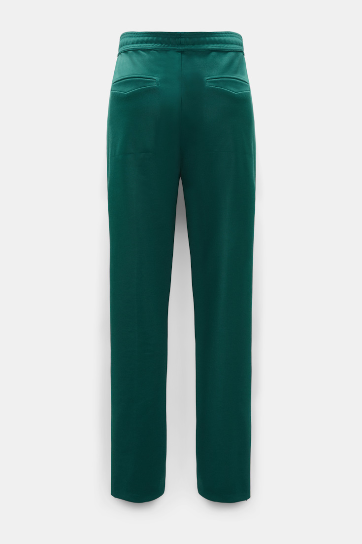 Dorothee Schumacher Trackpants mit gestricktem Seitenstreifen emerald Product Detail View