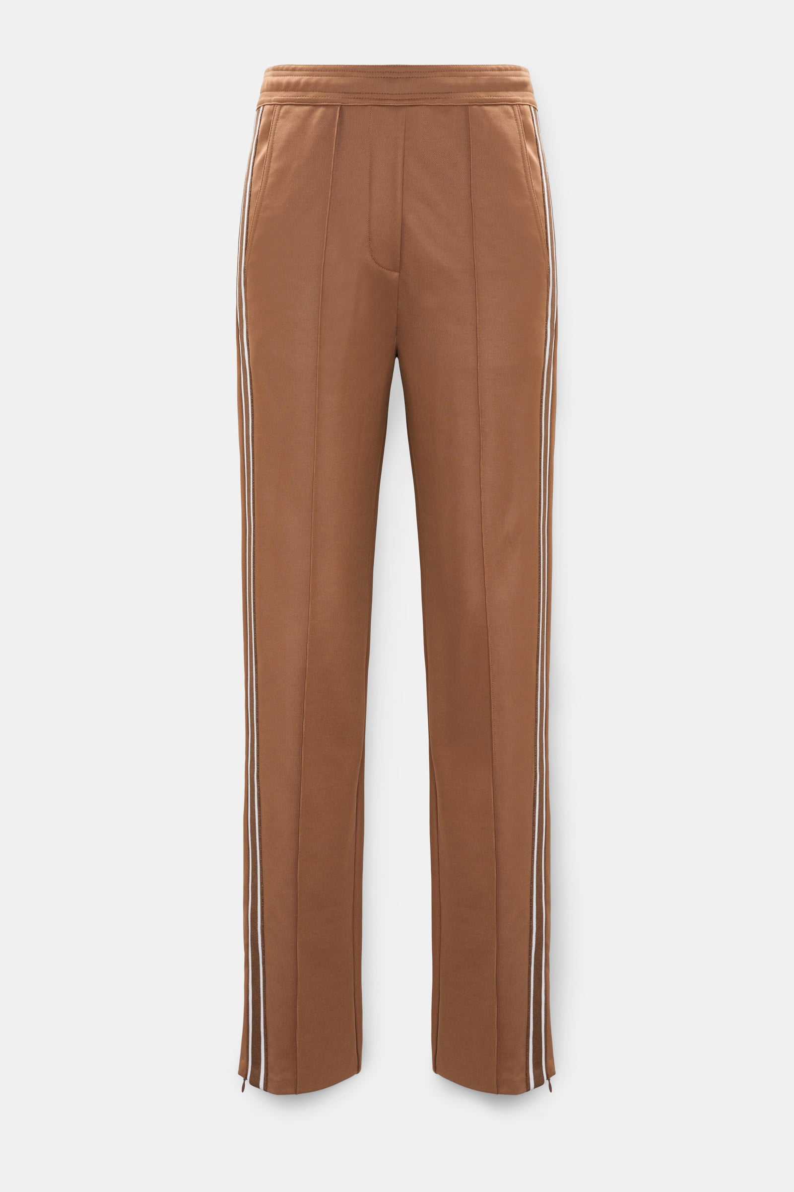 Dorothee Schumacher Trackpants mit gestricktem Seitenstreifen almond Product Front View