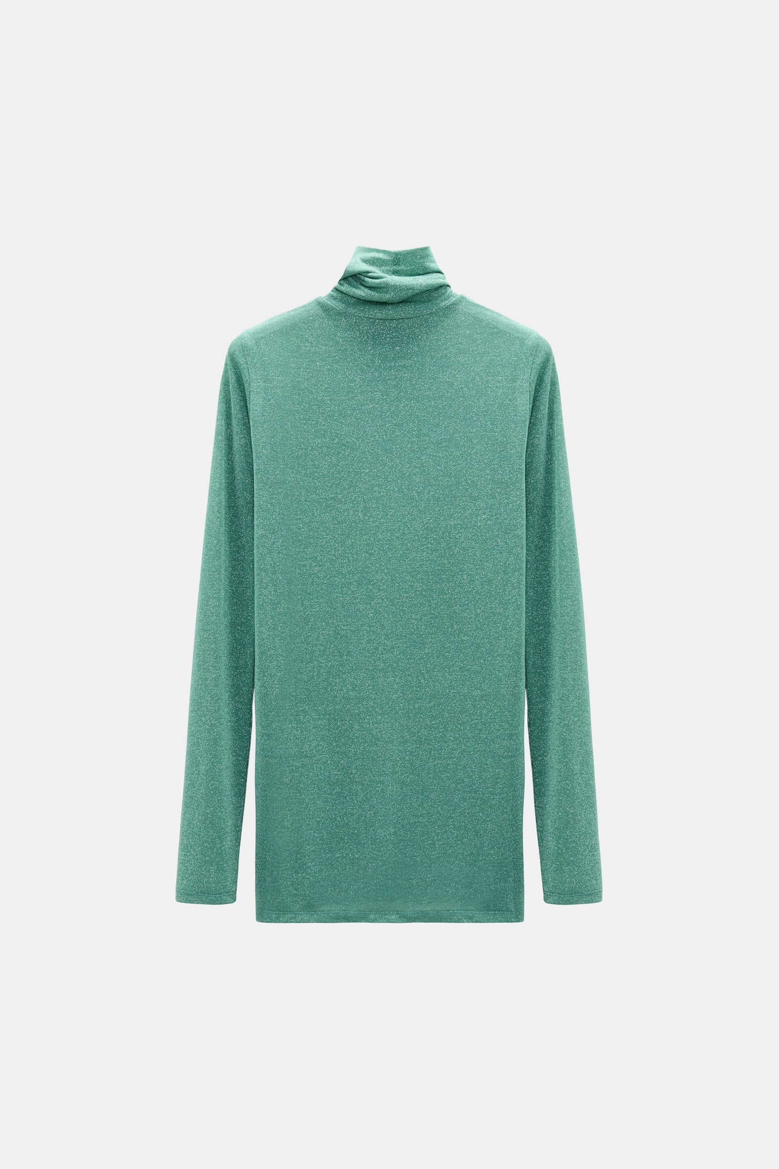 Dorothee Schumacher Rollkragen aus Lurex-Jersey emerald Product Detail View