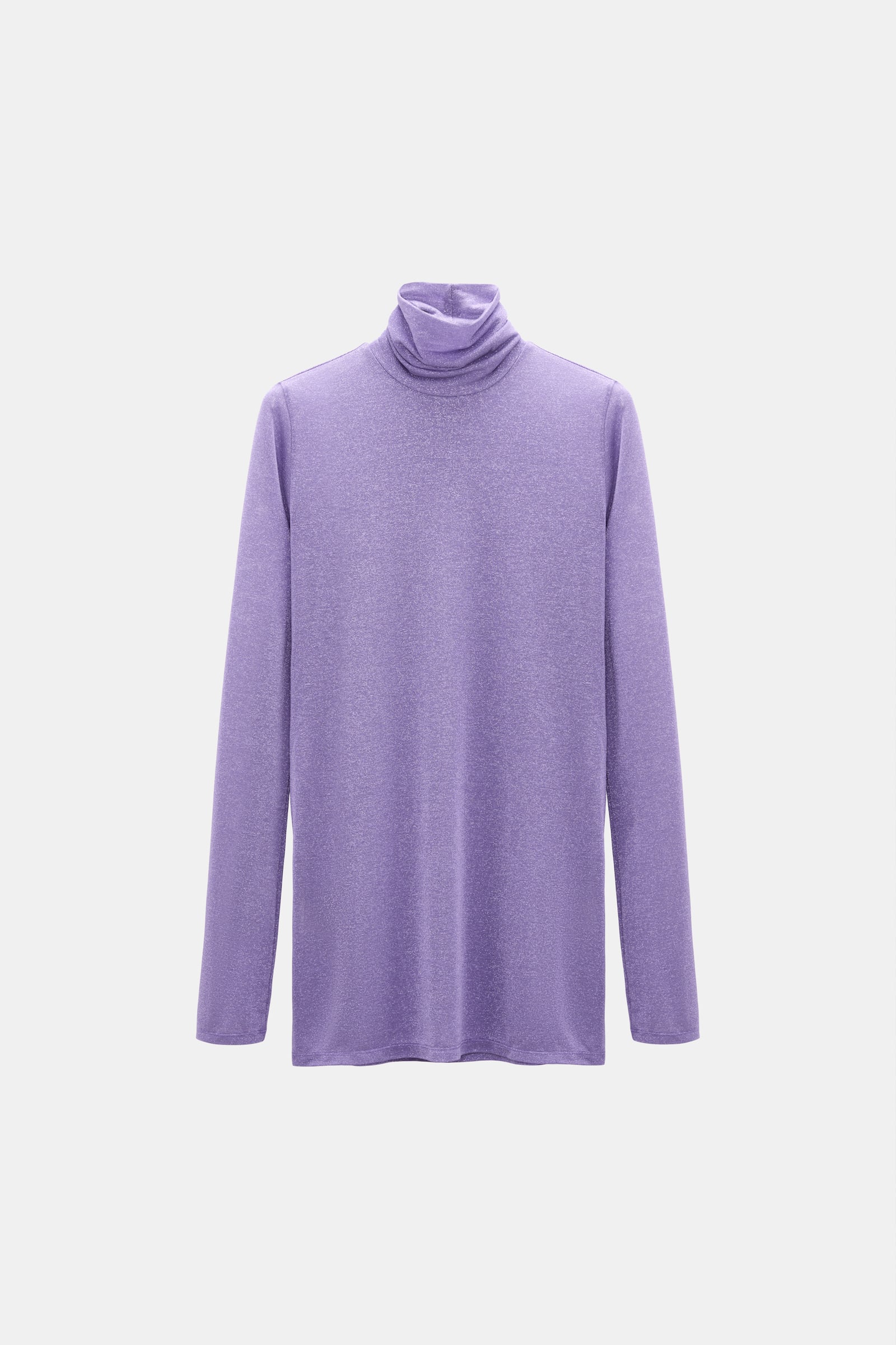 Dorothee Schumacher Rollkragen aus Lurex-Jersey violet Product Front View