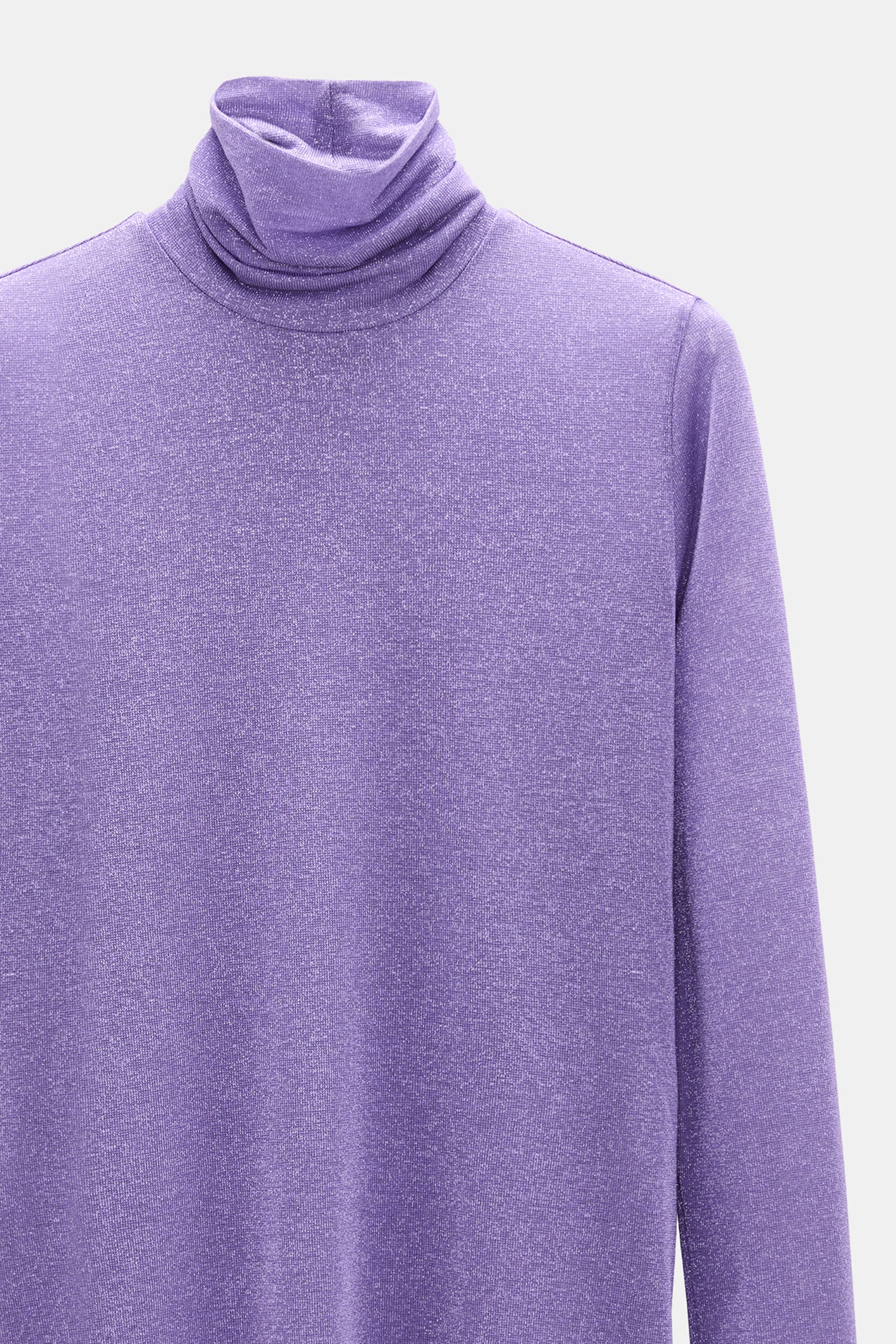 Dorothee Schumacher Rollkragen aus Lurex-Jersey violet Product Detail View