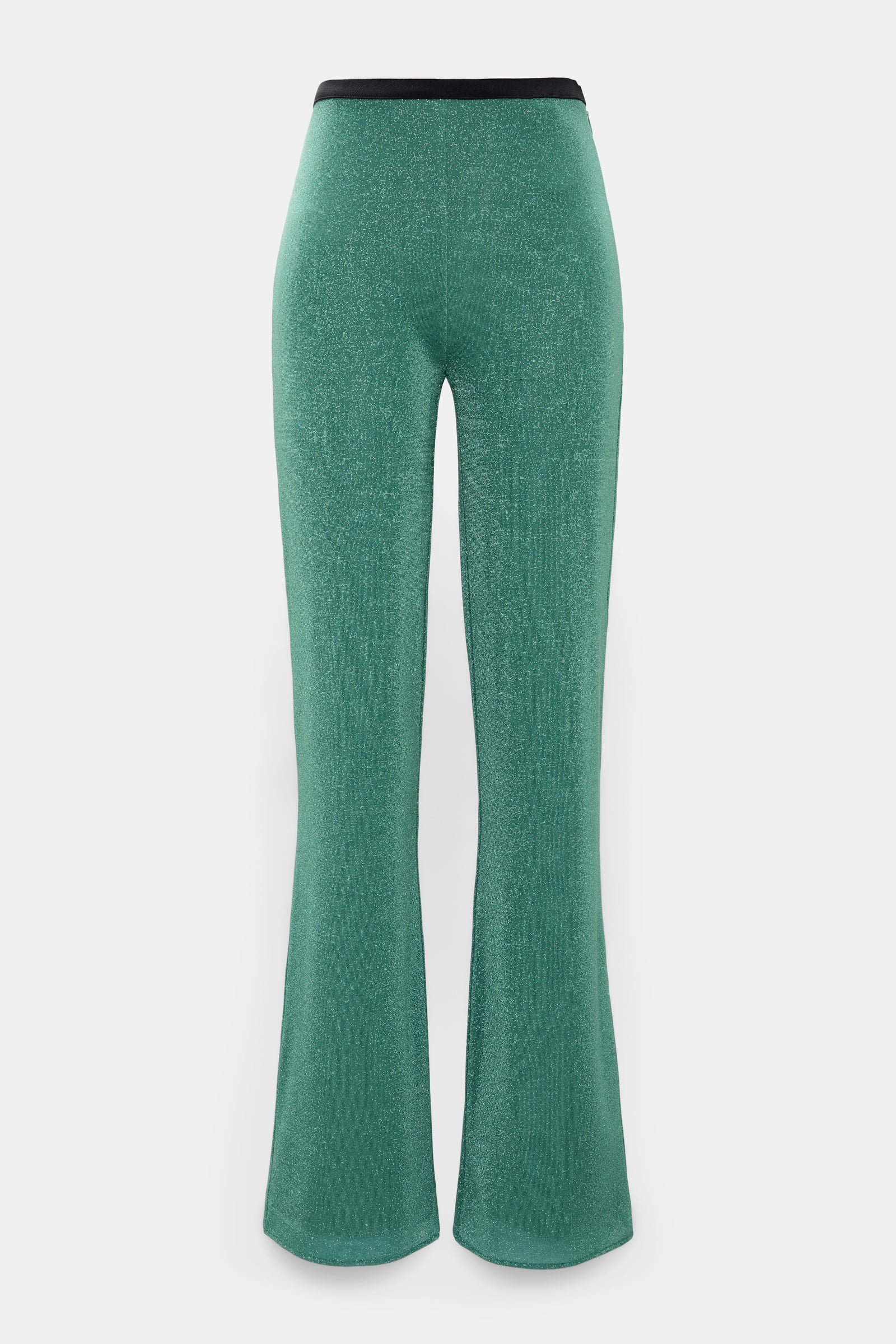 Dorothee Schumacher Hose aus Lurex-Jersey emerald Product Front View