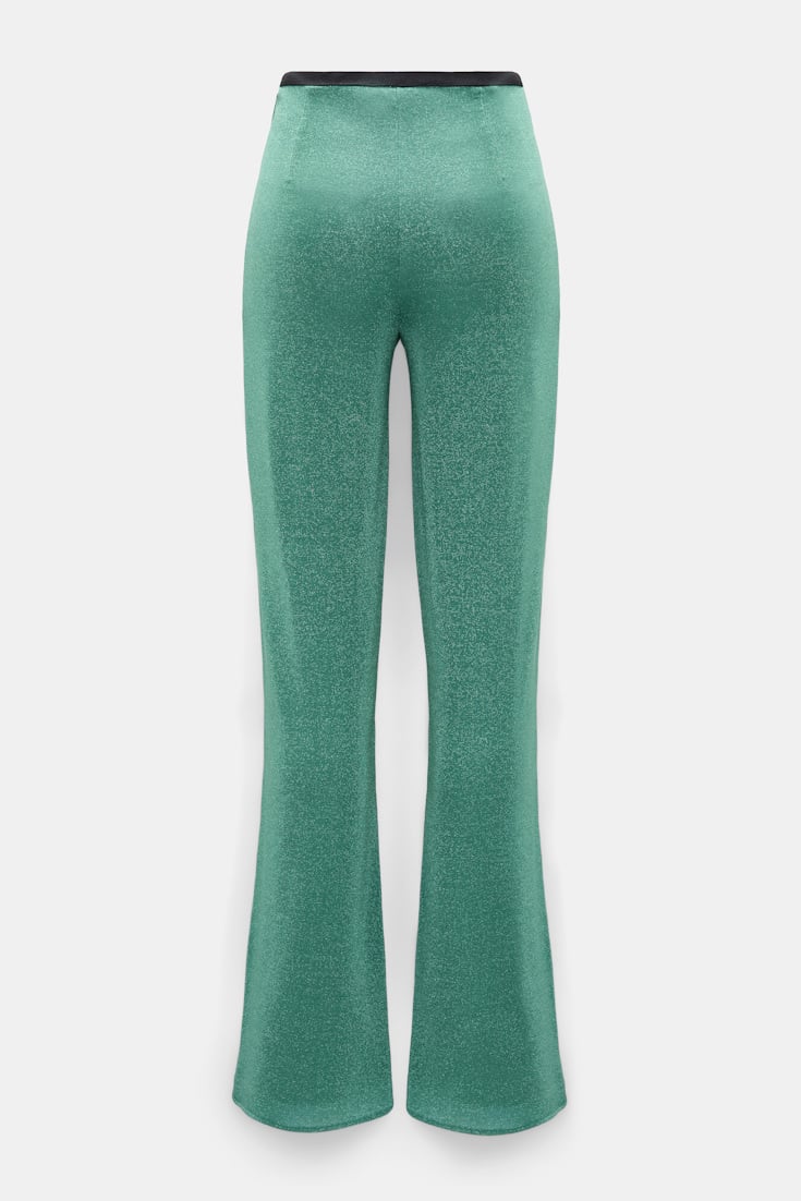 Dorothee Schumacher Hose aus Lurex-Jersey emerald Product Detail View