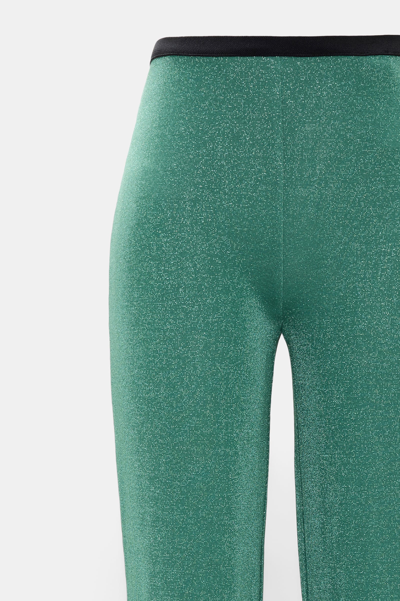 Dorothee Schumacher Hose aus Lurex-Jersey emerald Product Detail View