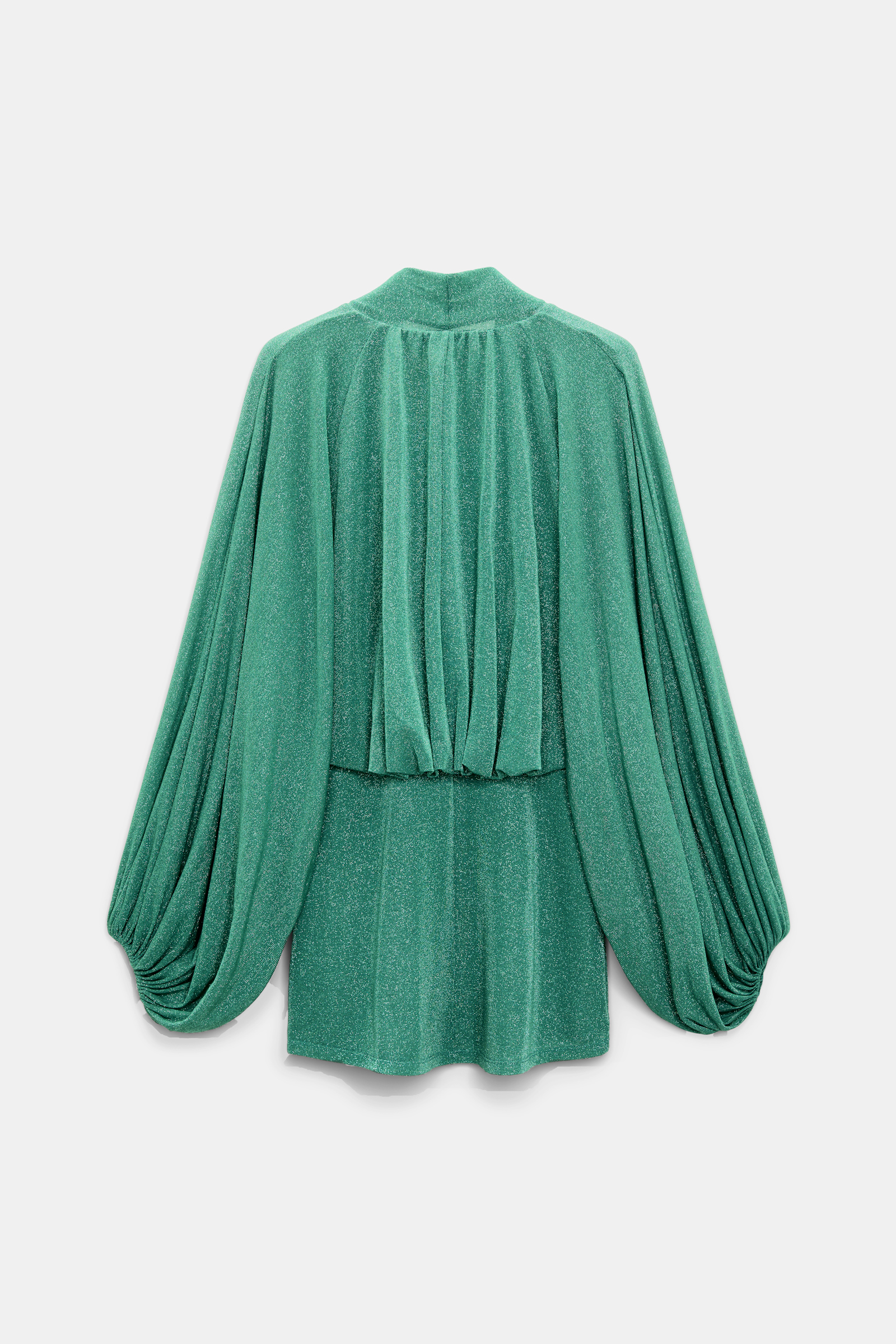 Dorothee Schumacher Tunika-Bluse aus Lurex-Jersey emerald Product Detail View