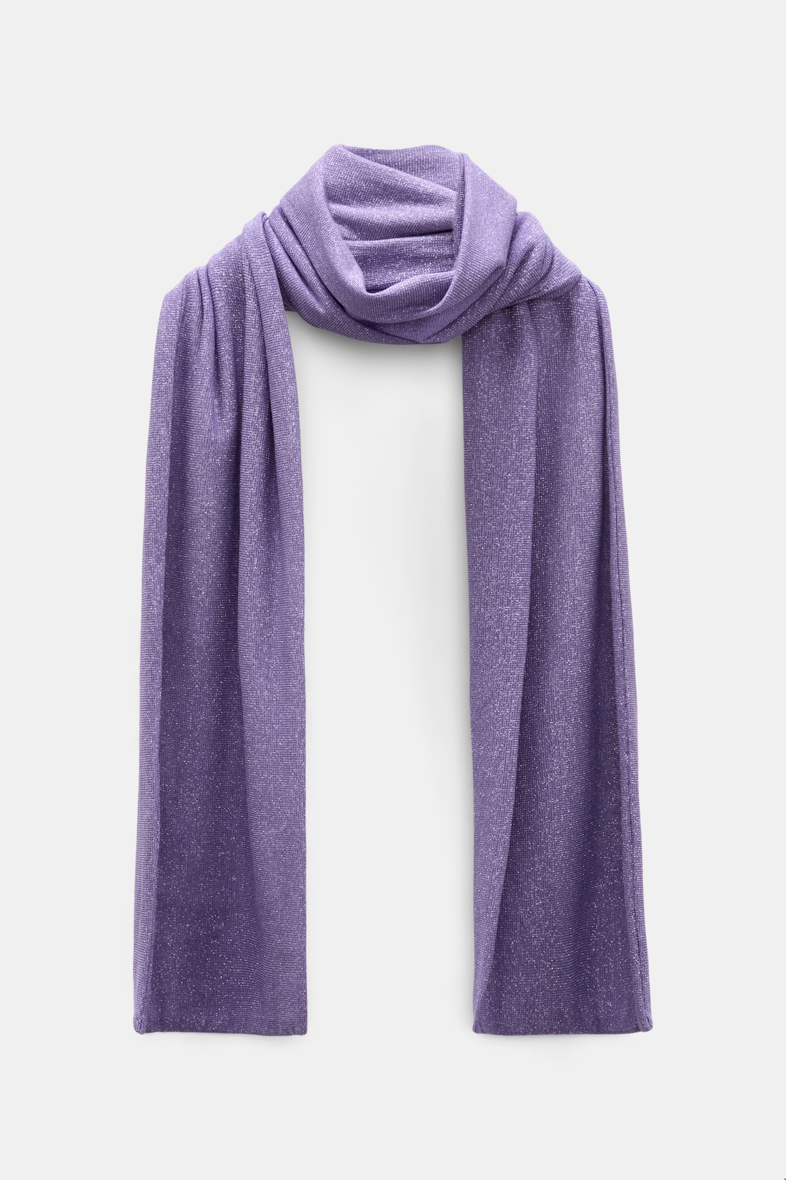 Dorothee Schumacher Schal aus Lurex-Jersey violet Product Front View