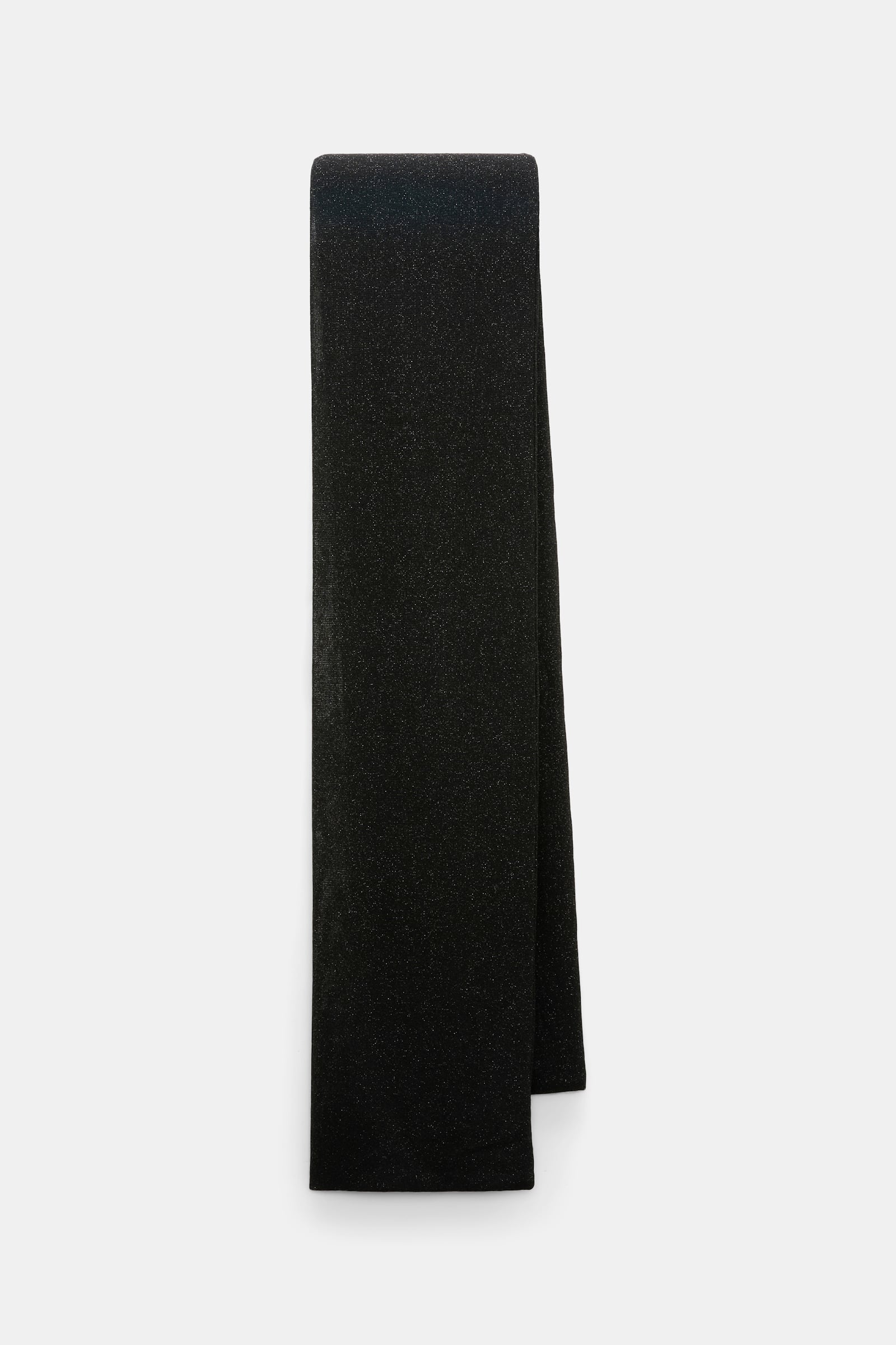 Dorothee Schumacher Schal aus Lurex-Jersey vinyl black Product Detail View