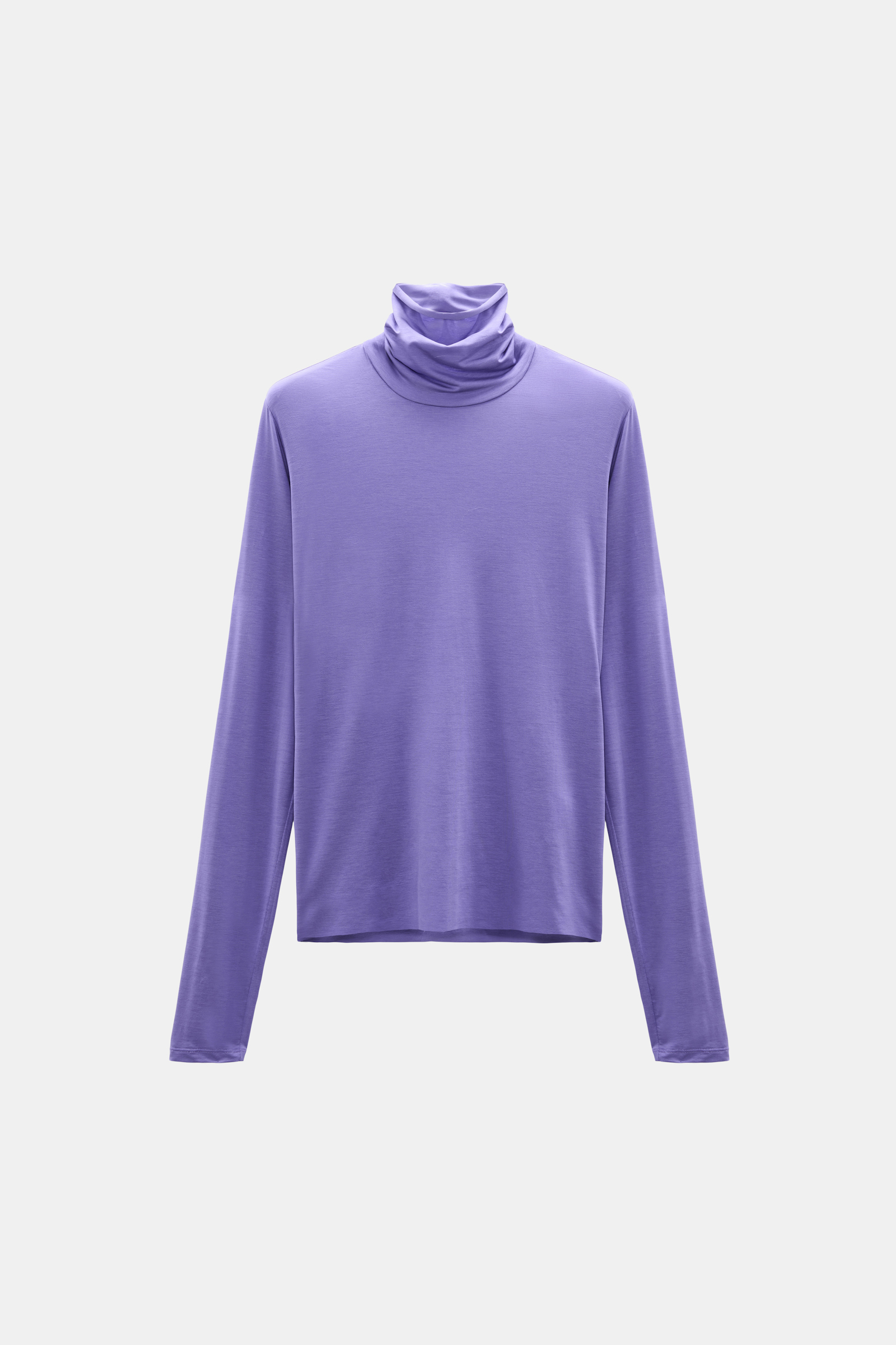 Dorothee Schumacher Glänzender Rollkragen mit langem Arm violet Product Front View