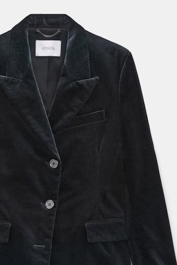 Dorothee Schumacher Cord-Blazer vinyl black Product Detail View