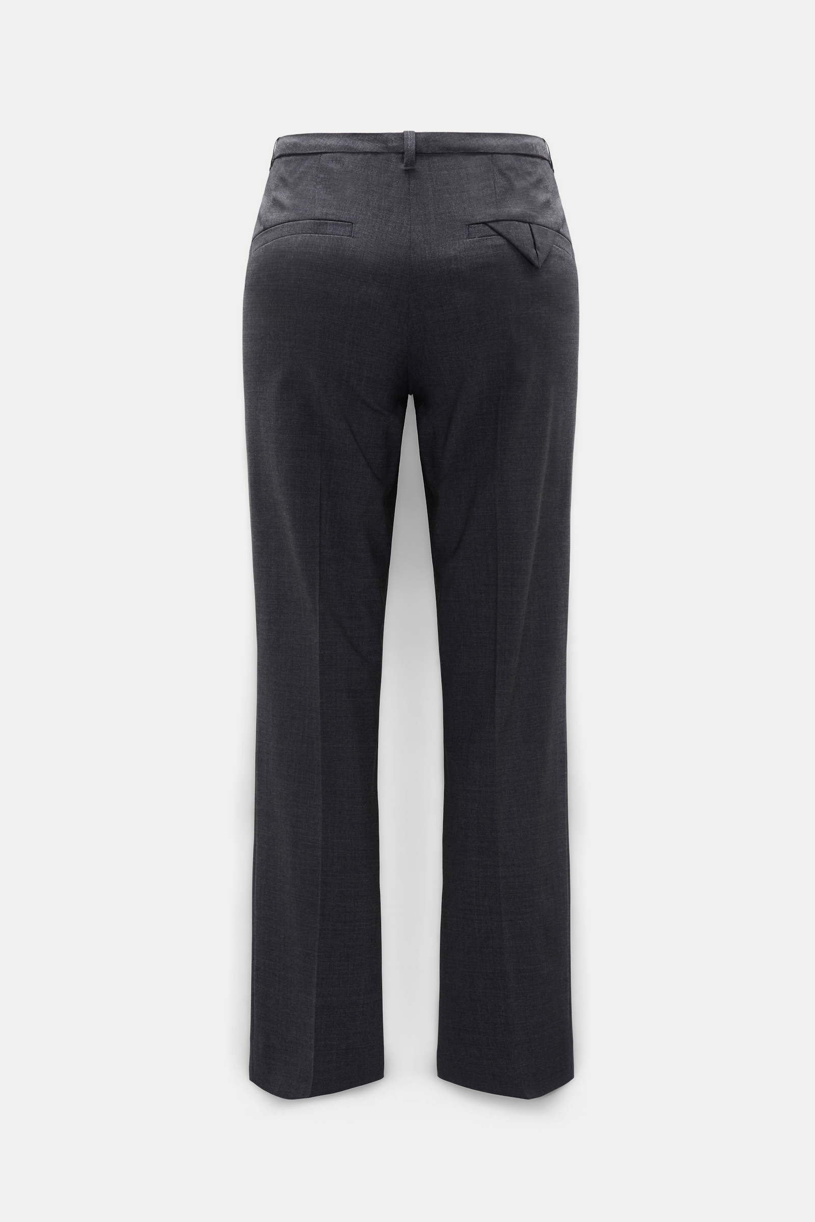 Dorothee Schumacher Lightweight wool belted cigarette pants vinyl black Product Detail View