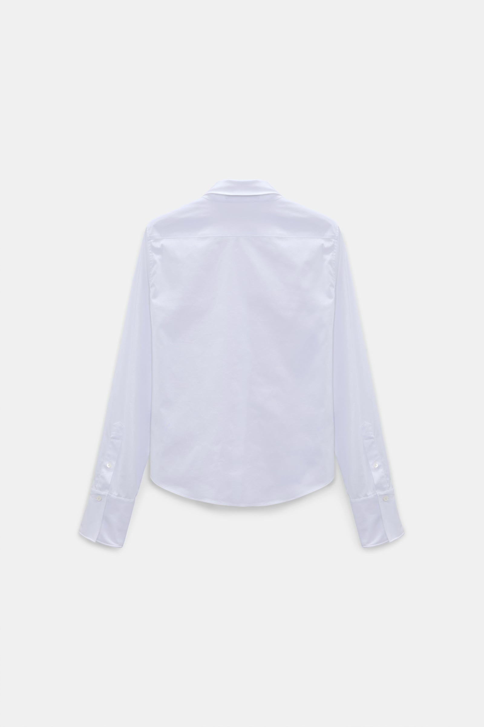 Dorothee Schumacher Cropped Bluse aus Stretch-Popeline pure white Product Detail View