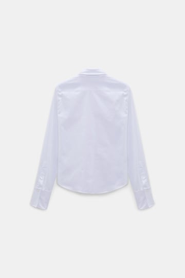 Dorothee Schumacher Cropped poplin blouse pure white Product Detail View