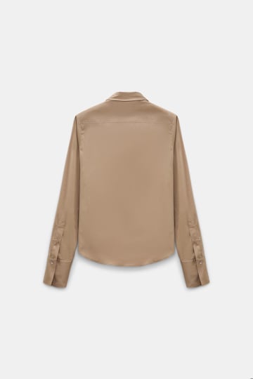 Dorothee Schumacher Cropped poplin blouse almond Product Detail View