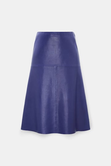 Dorothee Schumacher Leather skirt violet Product Front View