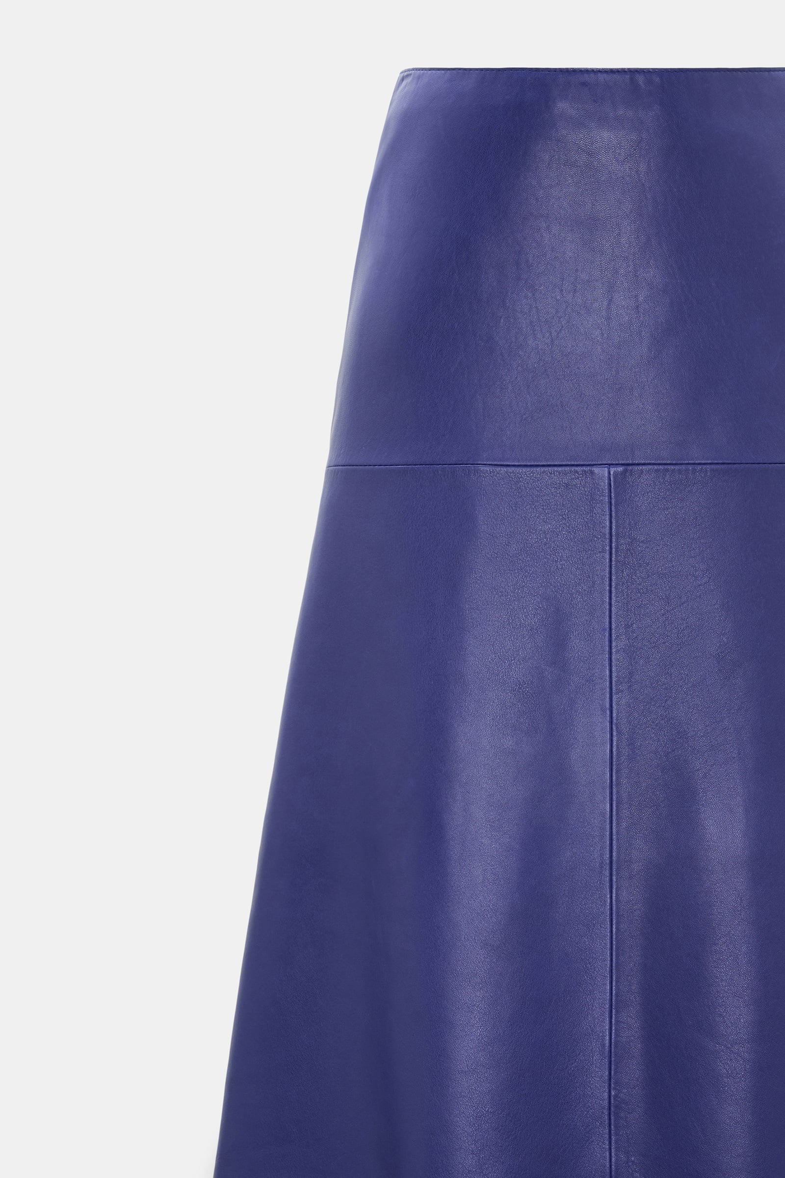Dorothee Schumacher Leather skirt violet Product Detail View