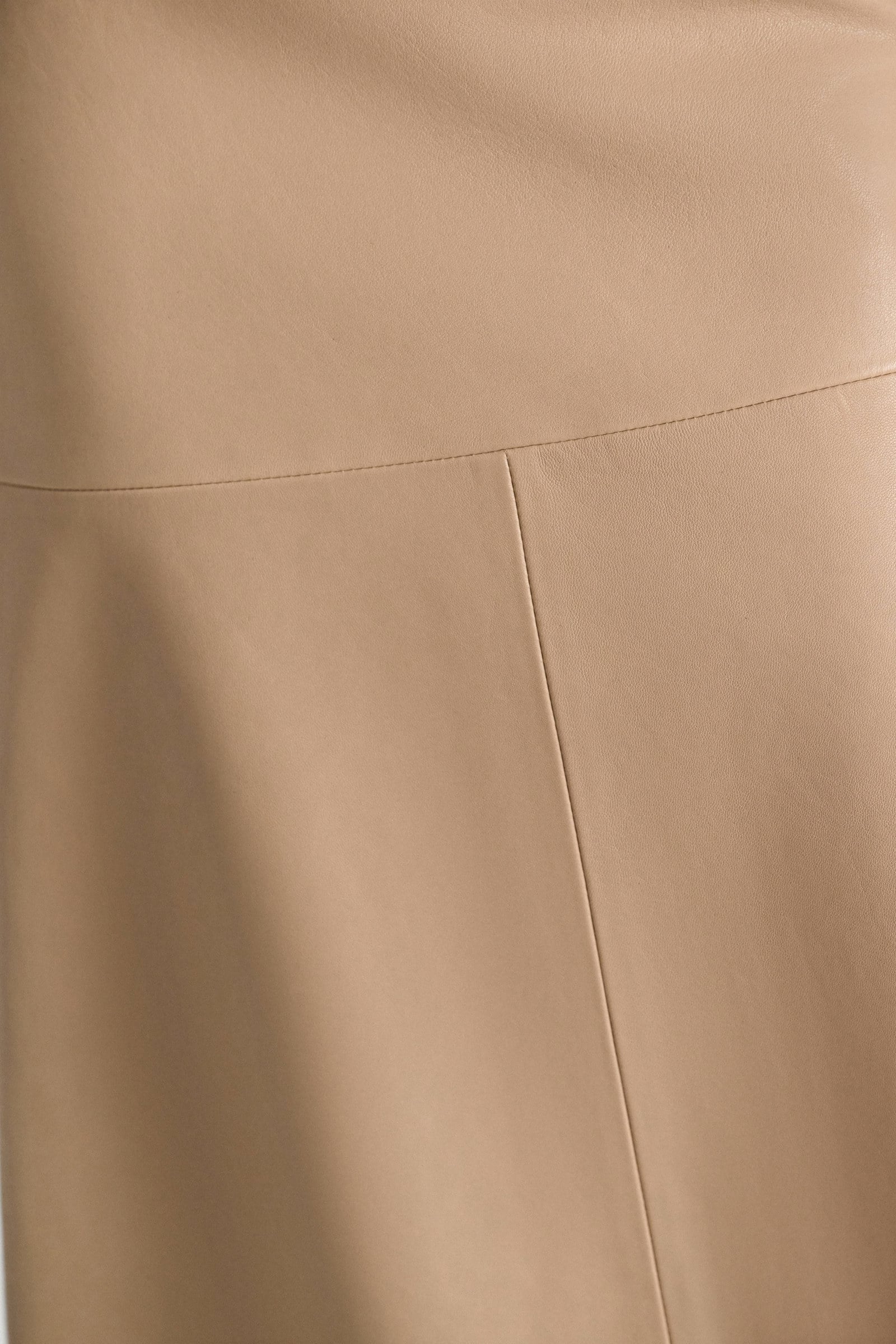 Dorothee Schumacher Leather skirt almond Model Detail View
