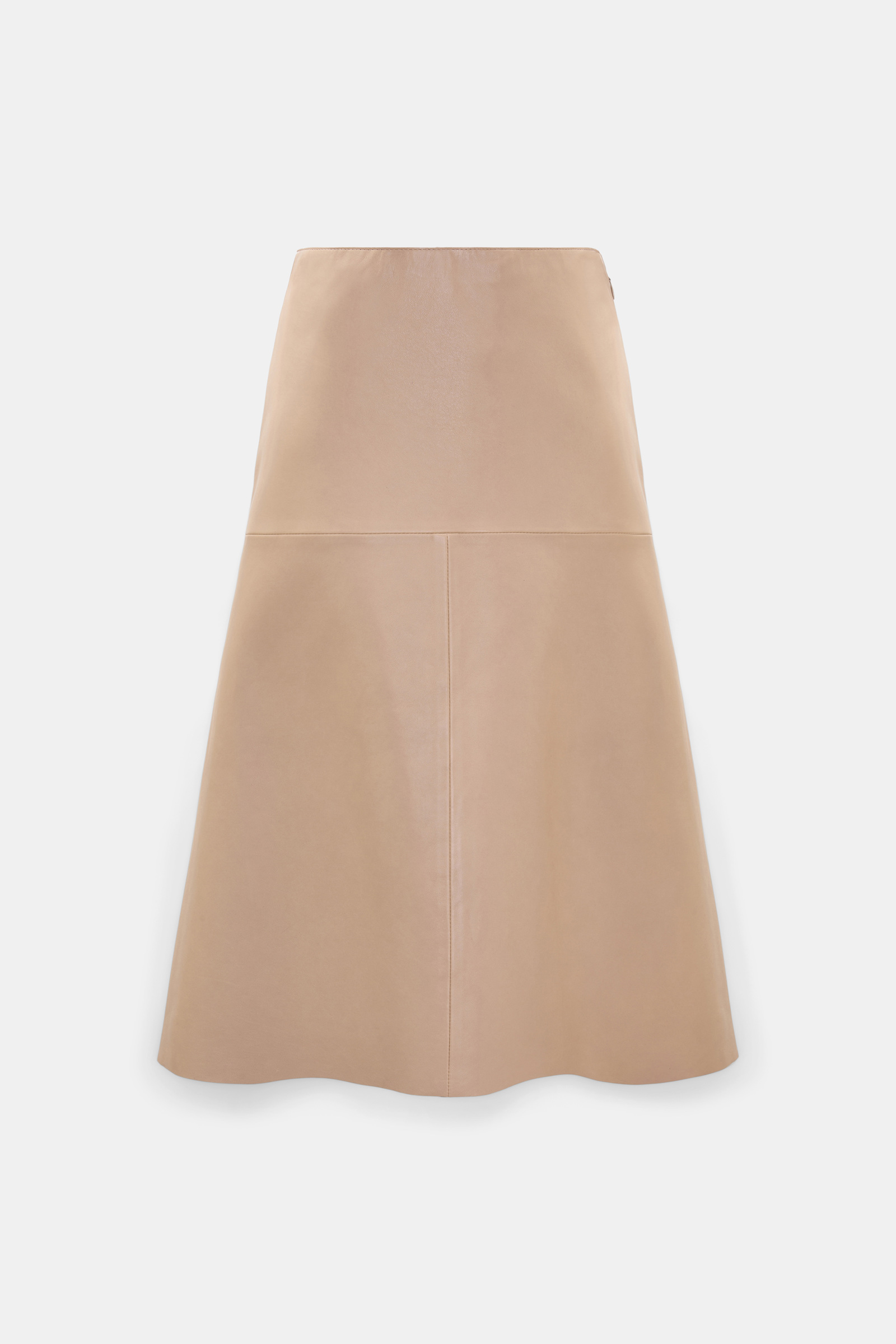Dorothee Schumacher Leather skirt almond Product Front View