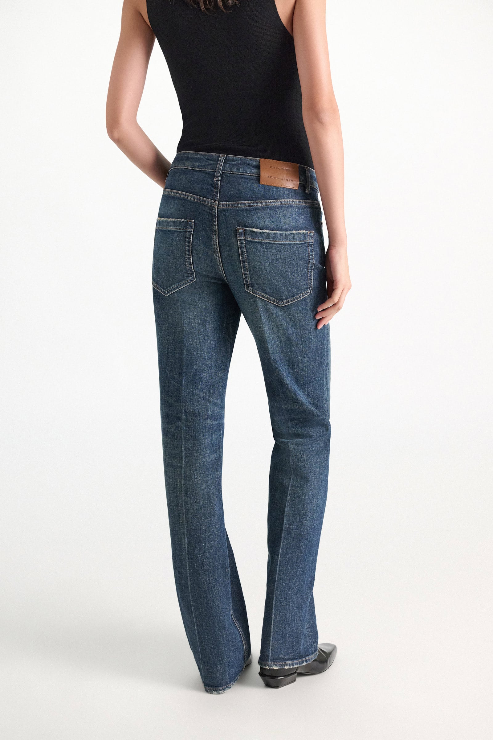 Dorothee Schumacher Slim, straight Jeans denim blue Model Detail View