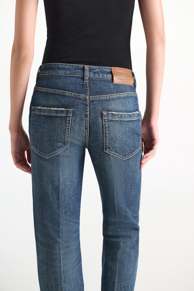 Dorothee Schumacher Slim, straight Jeans denim blue Model Detail View