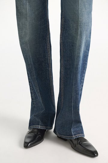 Dorothee Schumacher Slim straight jeans denim blue Model Detail View