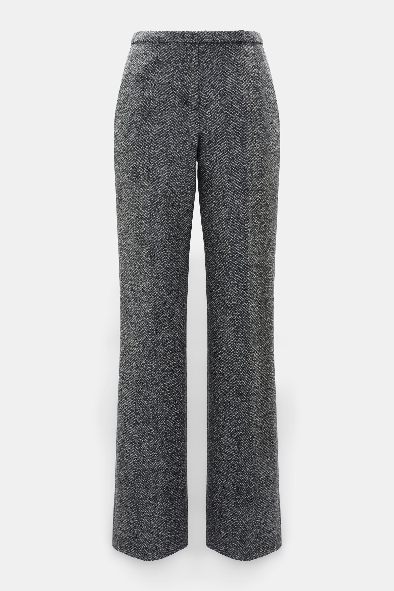 Dorothee Schumacher Herringbone-Hose aus Schurwolle stereo grey herringbone Product Front View