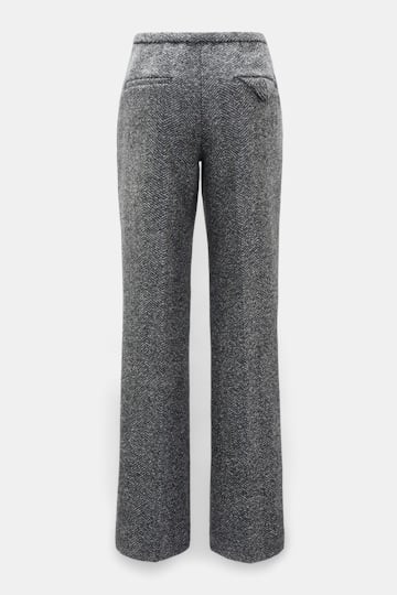 Dorothee Schumacher Virgin wool herringbone pants stereo grey herringbone Product Detail View