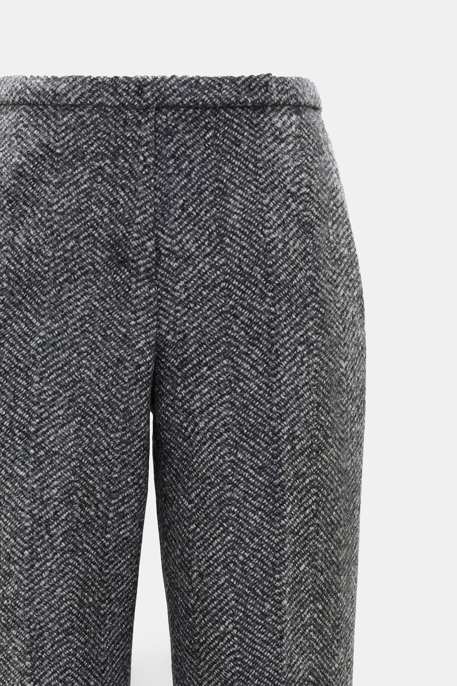 Dorothee Schumacher Herringbone-Hose aus Schurwolle stereo grey herringbone Product Detail View