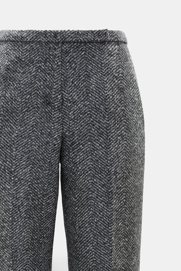 Dorothee Schumacher Herringbone-Hose aus Schurwolle stereo grey herringbone Product Detail View