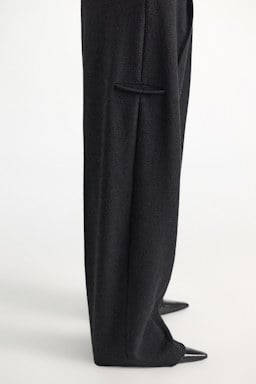 Dorothee Schumacher Bouclé-Hose vinyl black