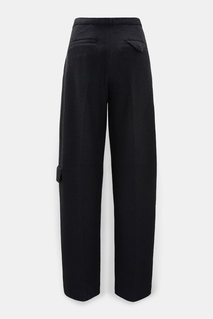 Dorothee Schumacher Bouclé-Hose vinyl black Product Detail View