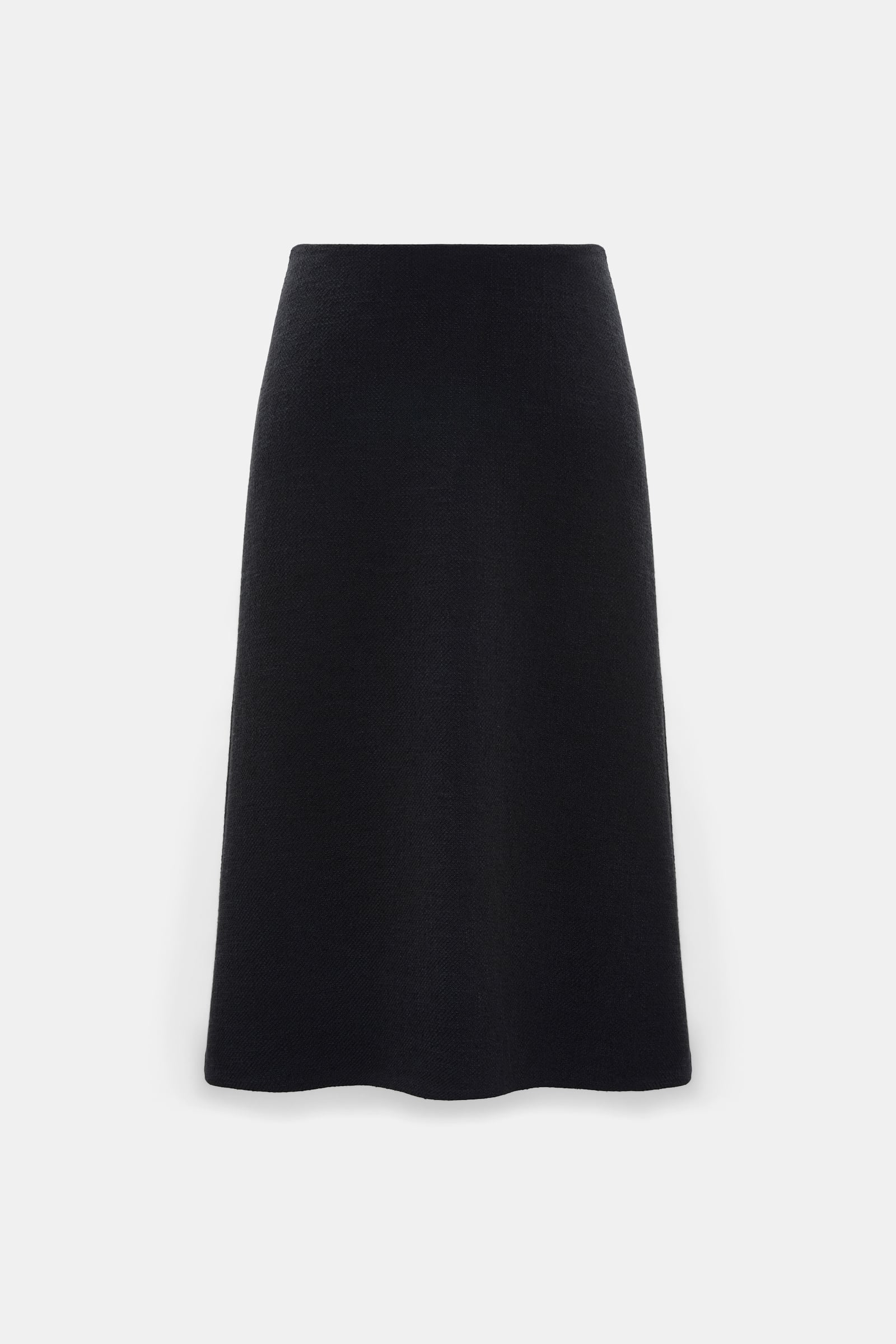 Dorothee Schumacher Bouclé skirt vinyl black Product Front View