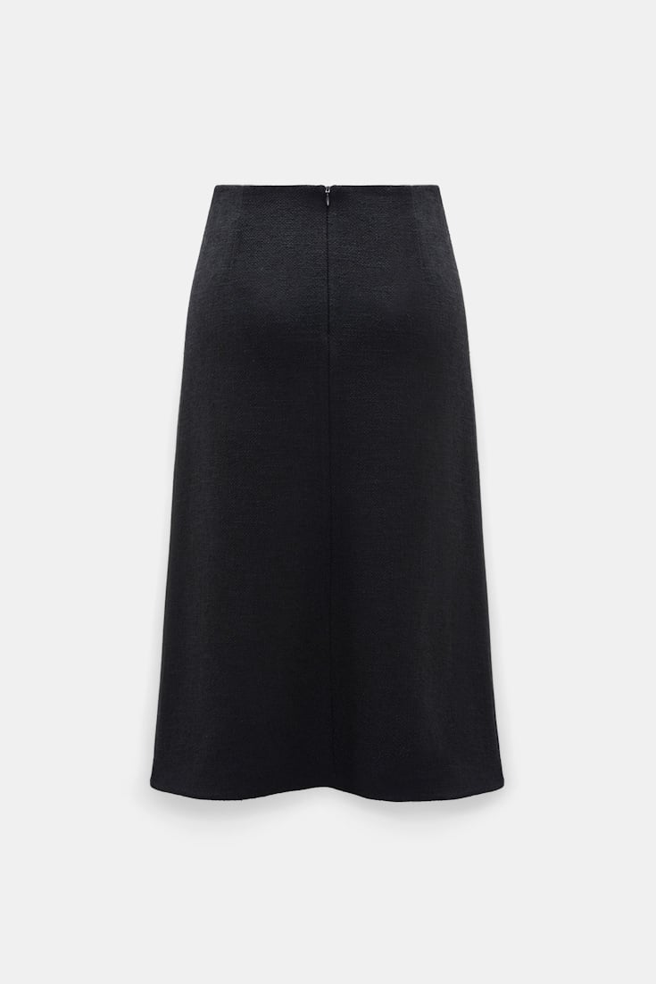 Dorothee Schumacher Bouclé skirt vinyl black Product Detail View