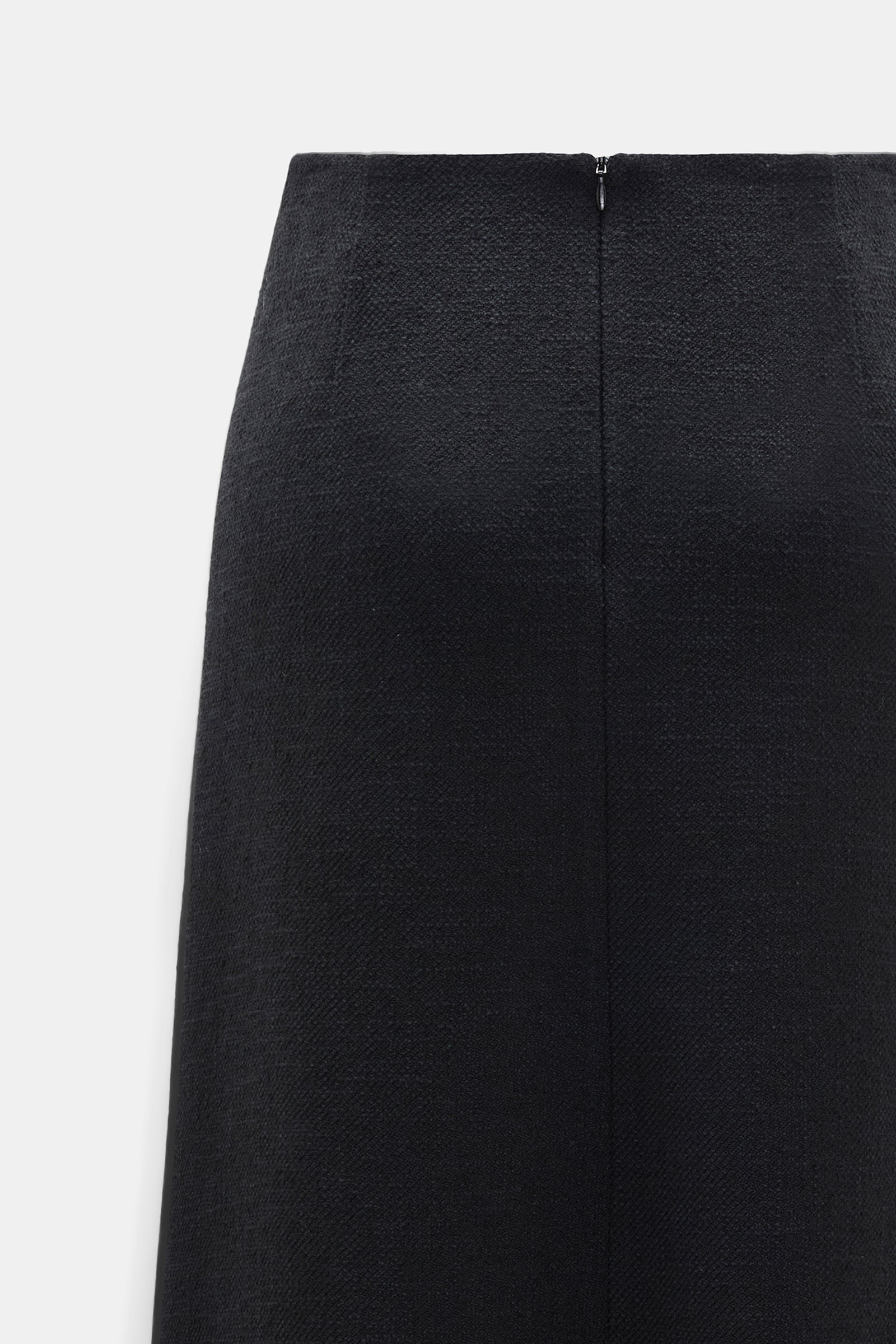 Dorothee Schumacher Bouclé skirt vinyl black Product Detail View