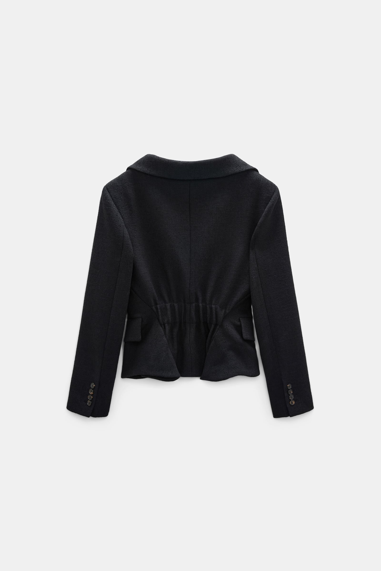 Dorothee Schumacher Bouclé blazer vinyl black Product Detail View