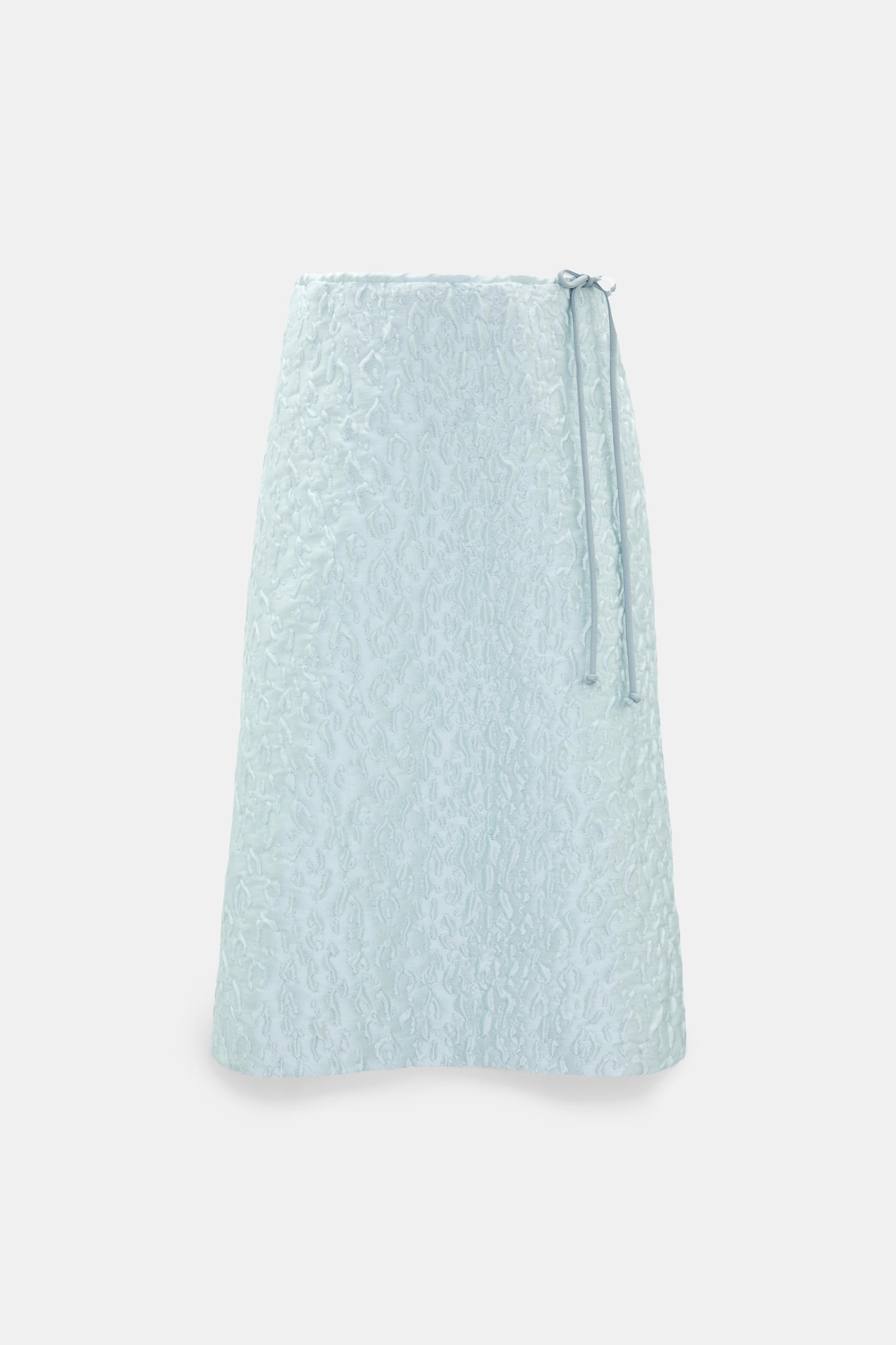 Dorothee Schumacher Leopard print cloqué jacquard skirt mint Product Front View