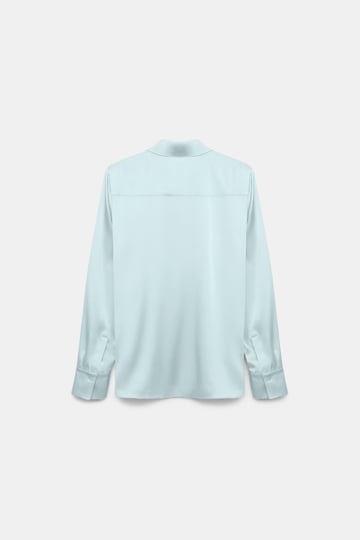 Dorothee Schumacher Stretch silk-satin blouse mint Product Detail View
