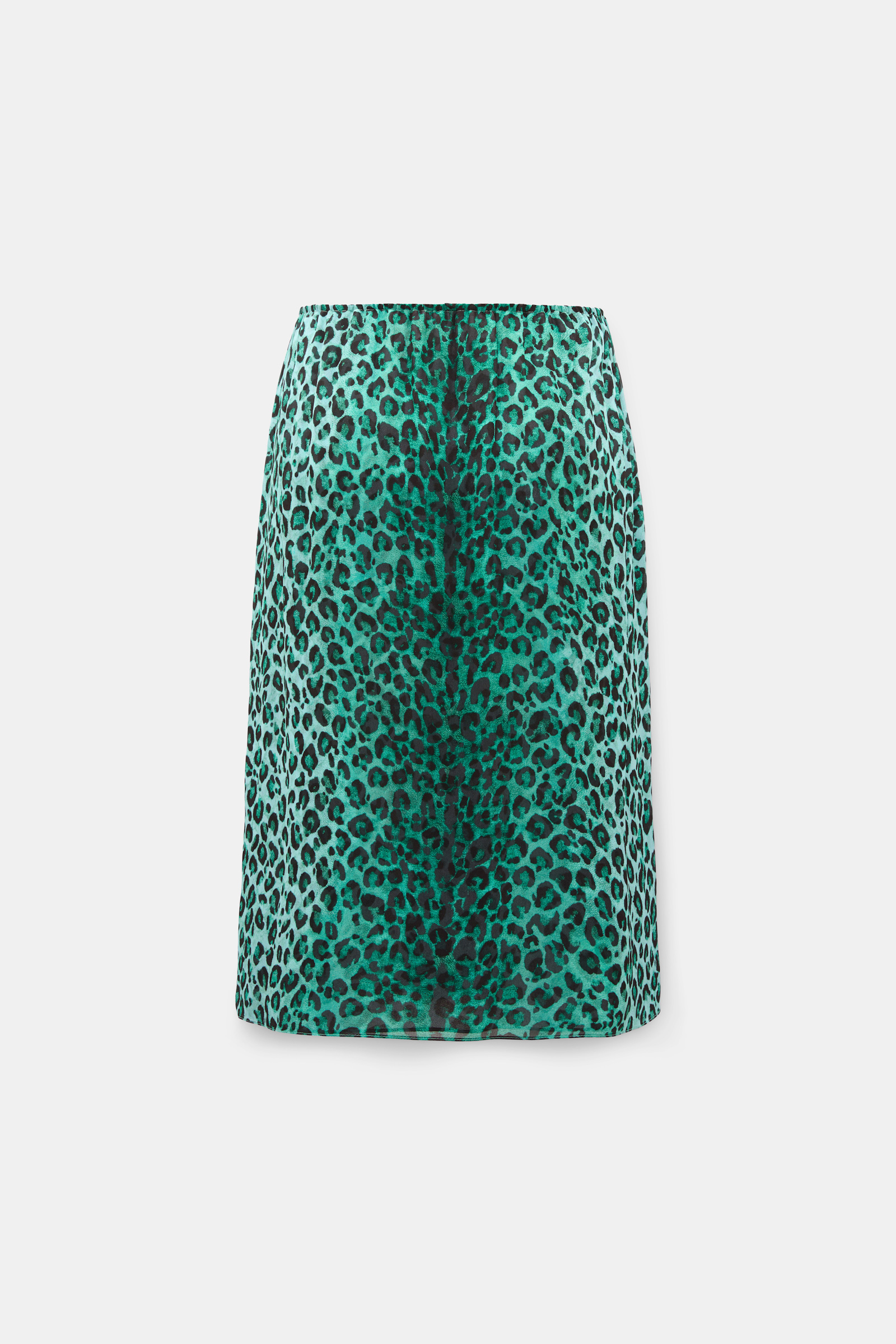 Dorothee Schumacher Leopard print midi skirt leo placed green Product Detail View