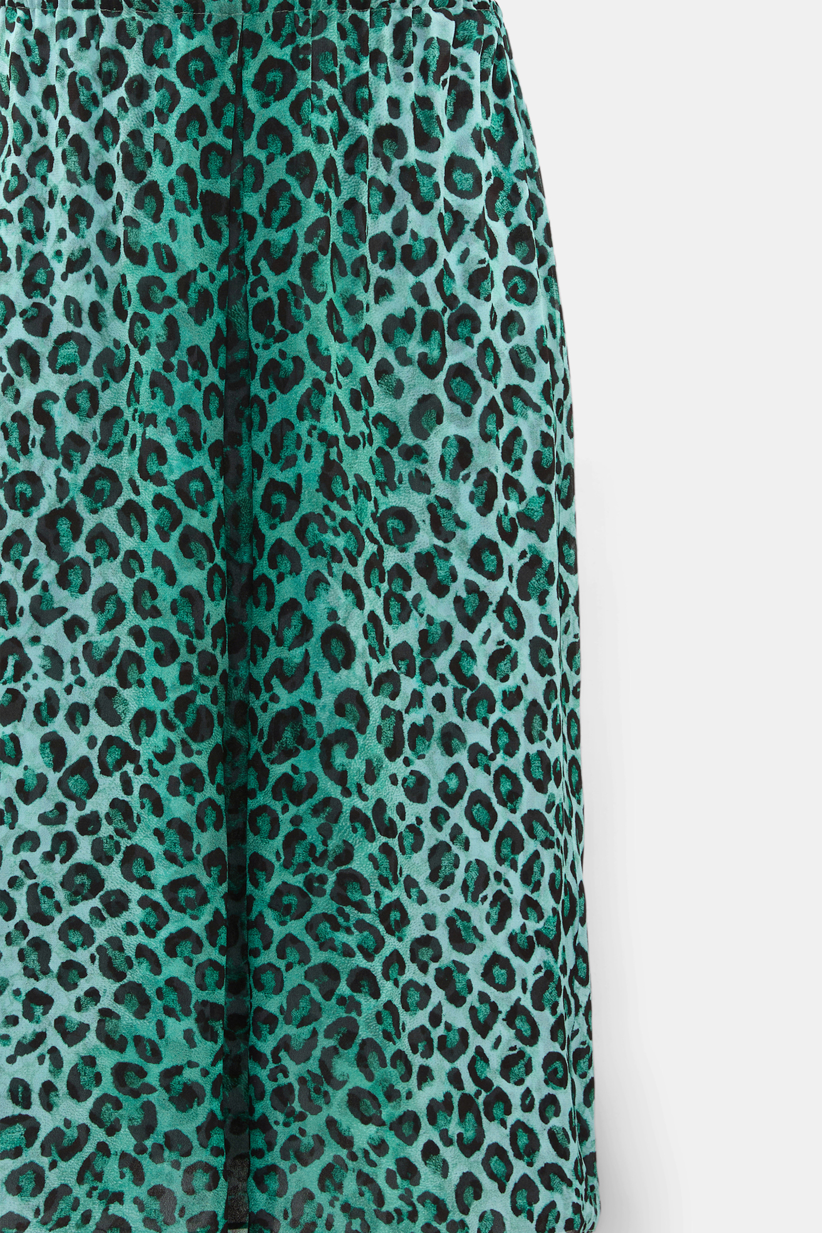 Dorothee Schumacher Leopard print midi skirt leo placed green Product Detail View