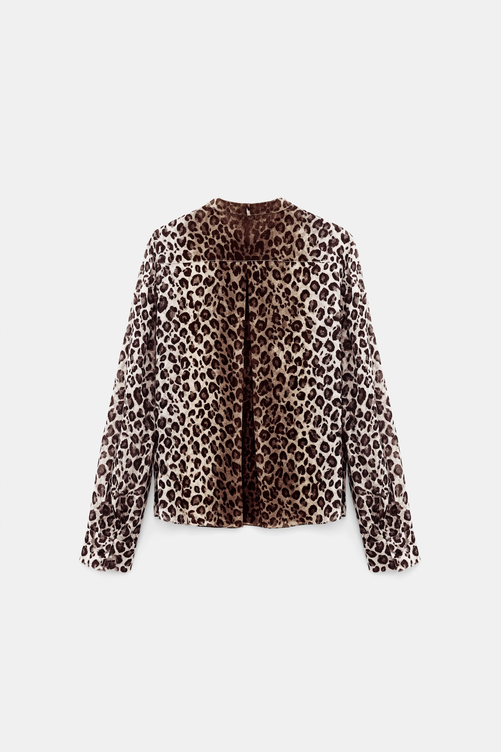 Dorothee Schumacher Hemdbluse mit Leopardenmuster aus Viskose-Georgettet Leo Placed light brown Product Detail View