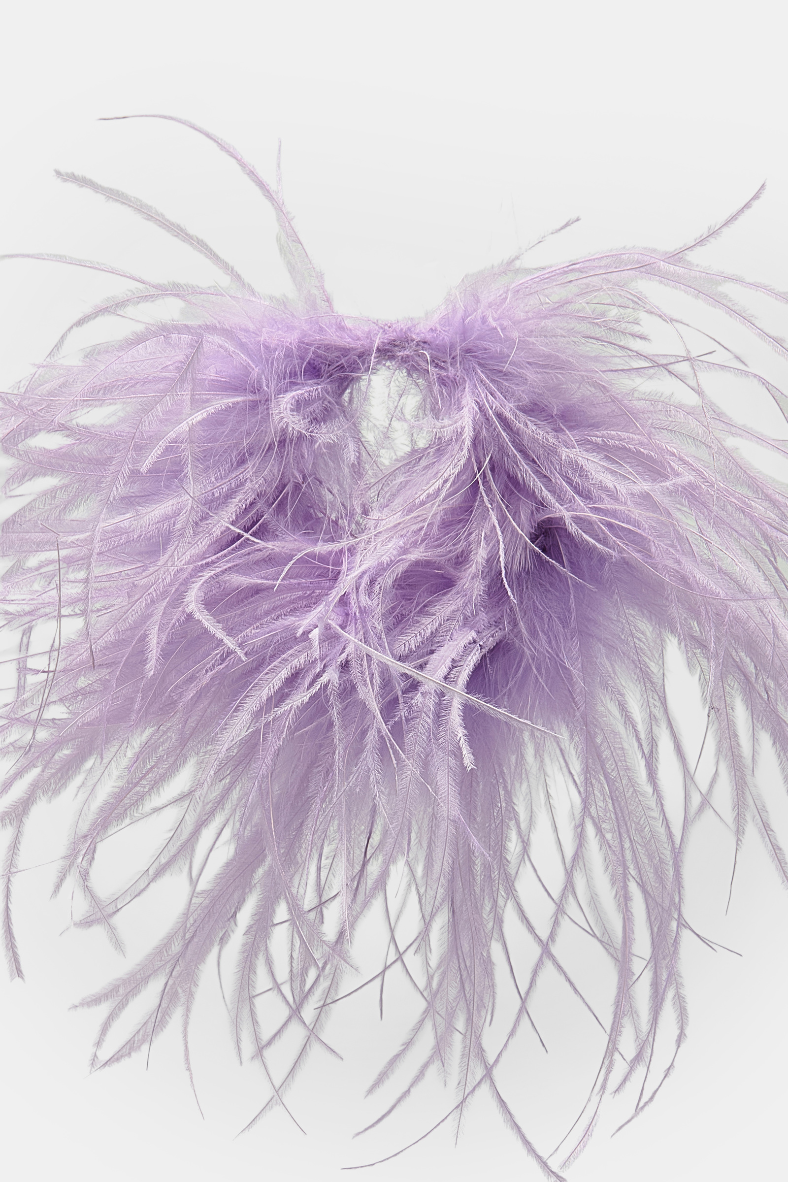 Dorothee Schumacher Ostrich feather cuffs lilac Product Detail View