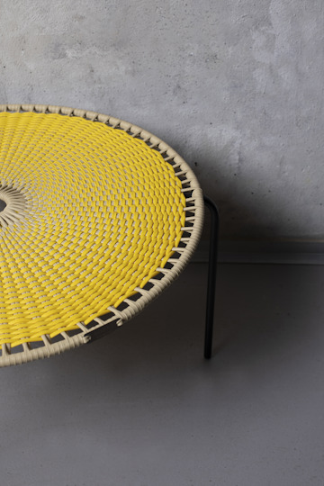 Dorothee Schumacher Handwoven Large Coffee Table amarillo beige mix