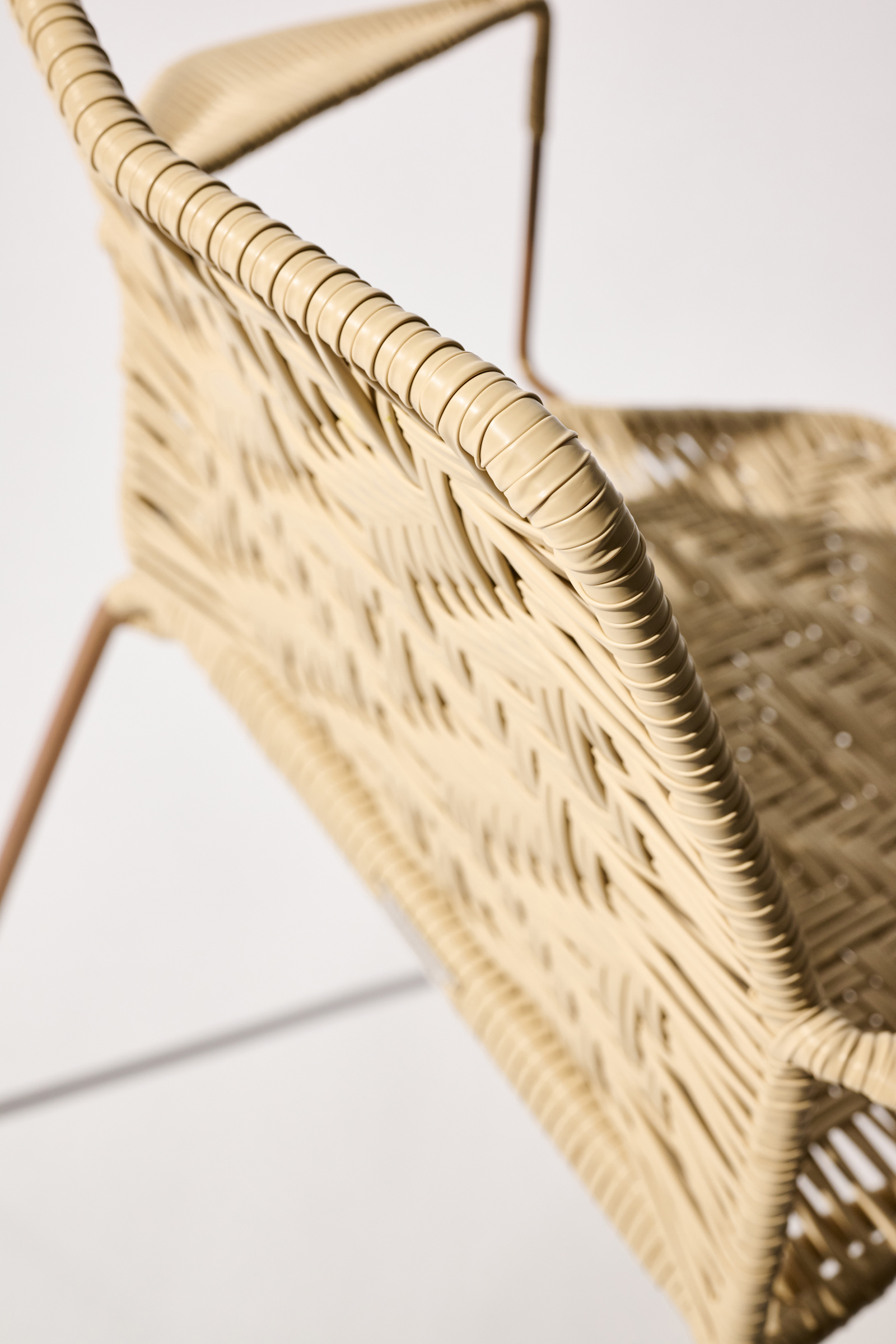 Dorothee Schumacher Handwoven chair copper beige mix