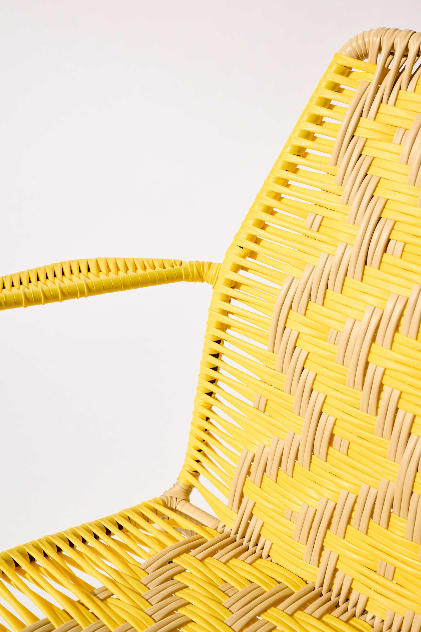 Dorothee Schumacher Handwoven chair amarillo beige mix