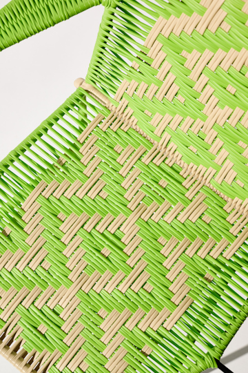 Dorothee Schumacher Handwoven chair verde tropical beige mix