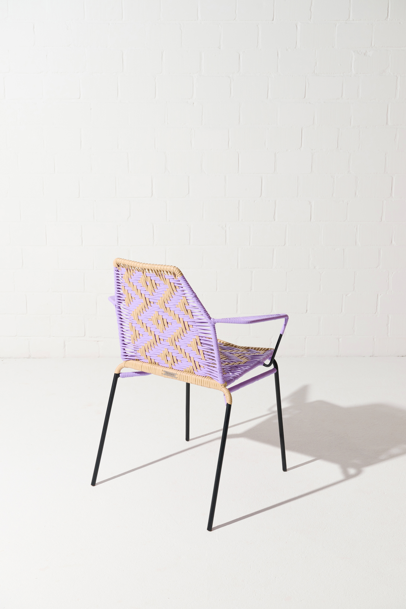 Dorothee Schumacher HANDWOVEN CHAIR lavender beige mix