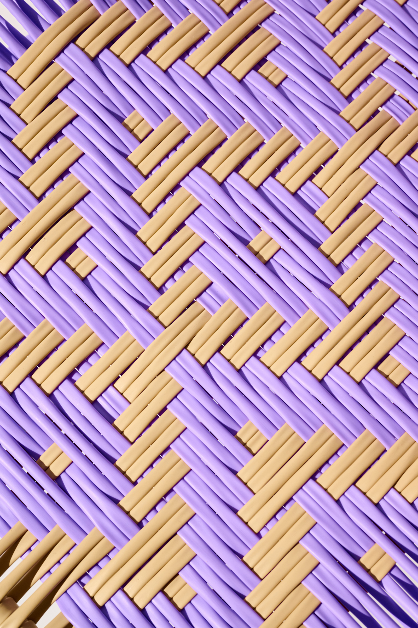 Dorothee Schumacher HANDWOVEN CHAIR lavender beige mix
